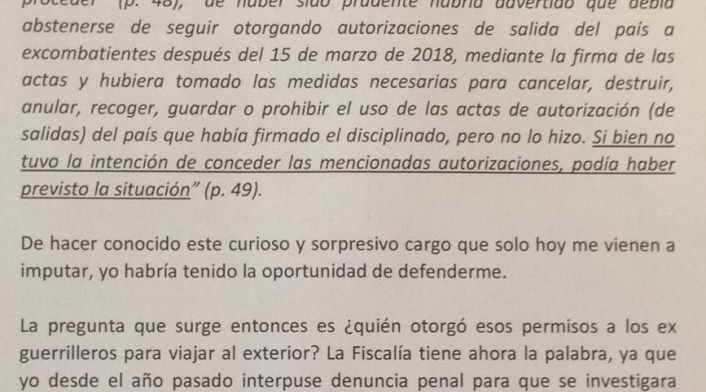 Comunicado de Néstor Raúl Correa