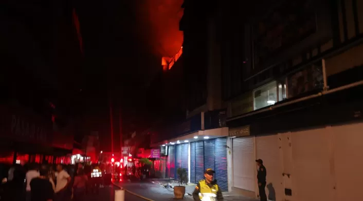 El hecho, ocurrido en la Carrera 9 #13-91, barrio Sucre y fue atendido por el cuerpo de Bomberos Voluntarios de Cali