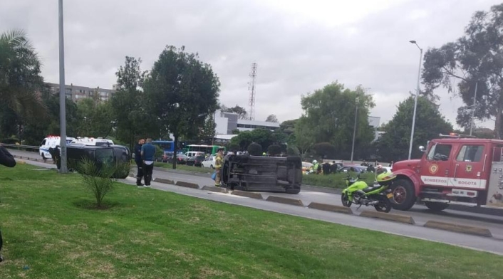 Accidente de tránsito en la calle 26