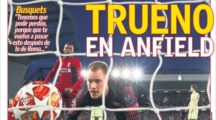 Portada diario AS, tras victoria del Liverpool