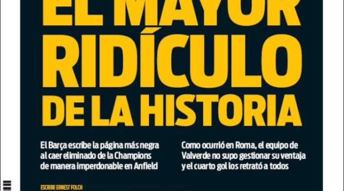 Portada Diario Sport
