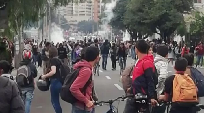 Disturbios en Universidad Pedagógica