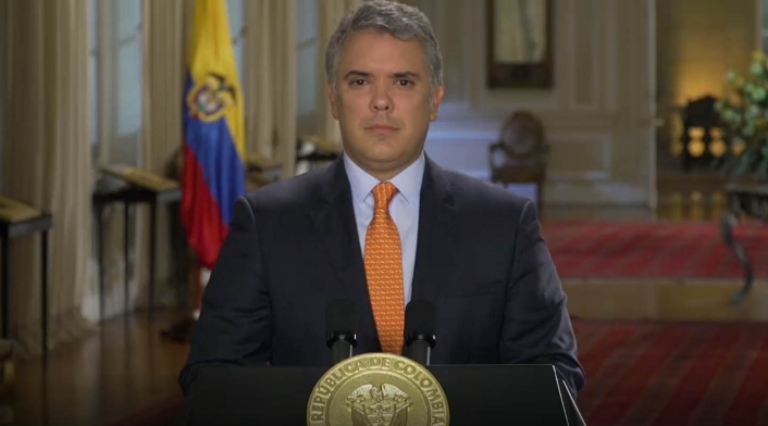 Iván Duque, presidente de Colombia