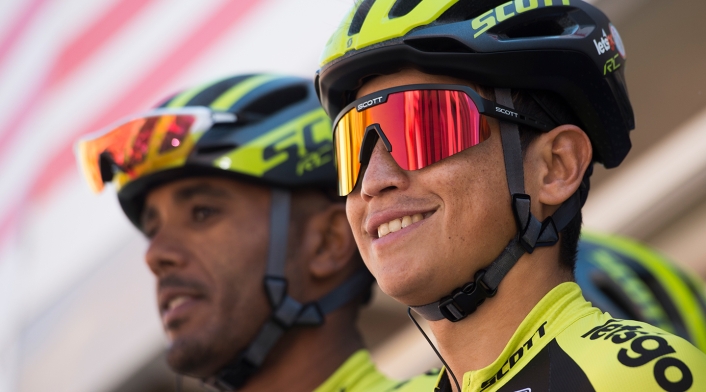 Esteban Chaves, ciclista colombiano al servicio de Mitchelton-Scott Esteban Chaves, ciclista colombiano al servicio de Mitchelton-Scott