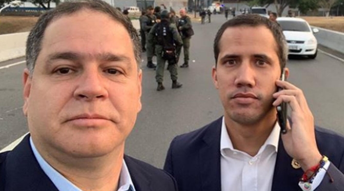 Luis Florido junto a Juan Guaidó Luis Florido junto a Juan Guaidó
