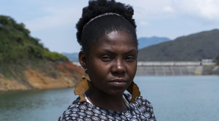 La líder social afro Francia Márquez La líder social afro Francia Márquez