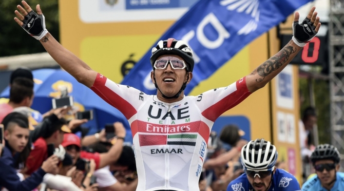 Juan Sebastián Molano, ciclista colombiano.