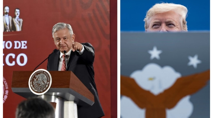 López Obrador y Trump López Obrador y Trump