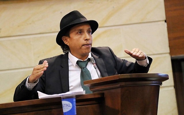 El senador Jonatan Tamayo Pérez, conocido como 'Manguito'.