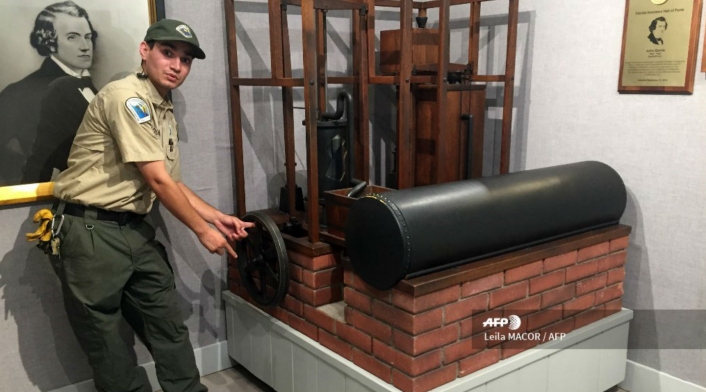 Máquina de aire acondicionado creada por John Gorrie