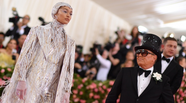 Gigi Hadid en la Met Gala 2019