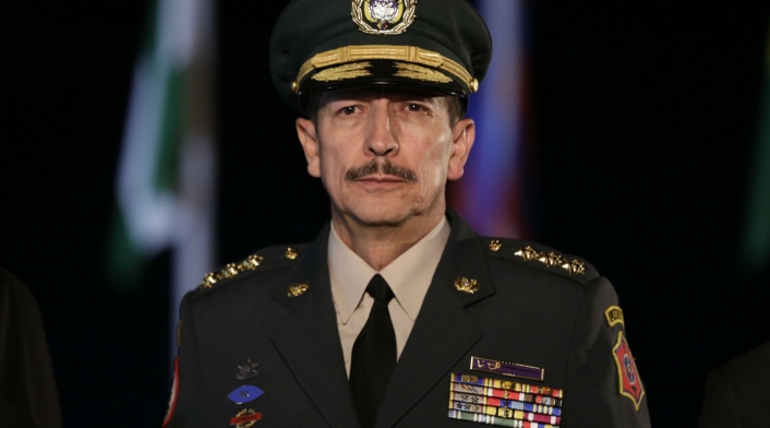 El general Nicacio Martínez, comandante del Ejército El general Nicacio Martínez, comandante del Ejército