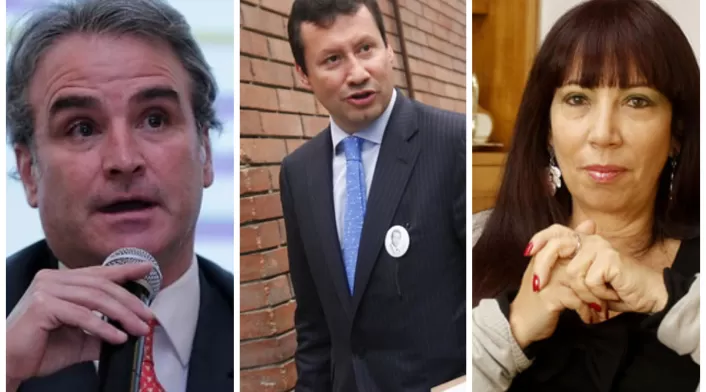 Pablo Felipe Robledo, Jaime Lombana y María Jimena Duzán