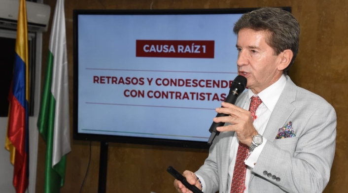 Gobernador Luis Pérez presentó segundo libro sobre Hidroituango.