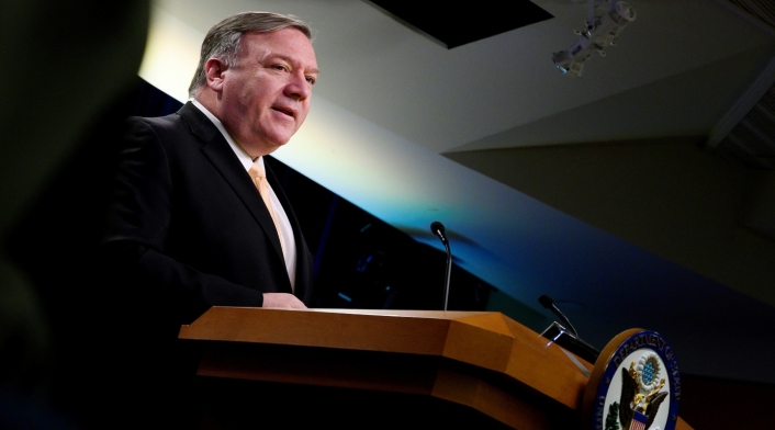 Mike Pompeo, secretario de Estado de Estados Unidos. Estados Unidos