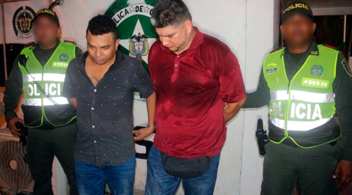 Los "rompevidrios" capturados en Cartagena de Indias