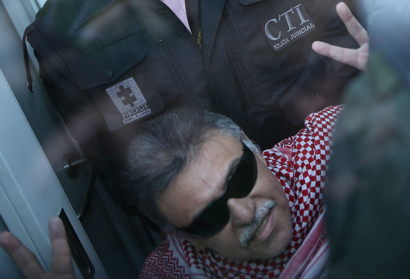 Jesús Santrich al llegar a audiencia en Paloquemao Jesús Santrich al llegar a audiencia en Paloquemao