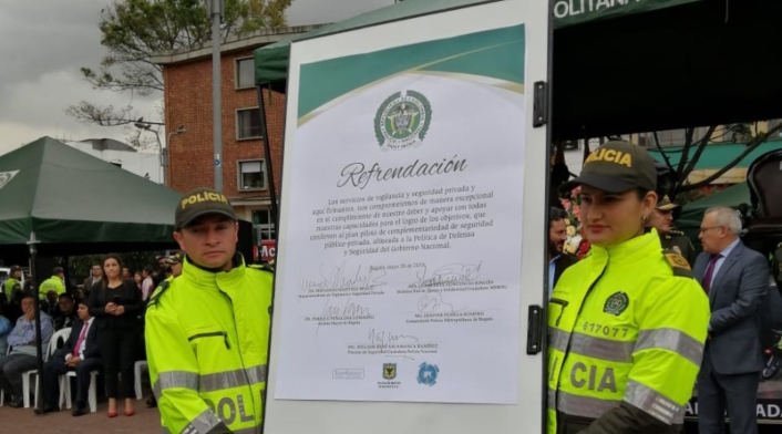 Las empresas de seguridad privada refrendaron su pacto con la Policía por la seguridad.