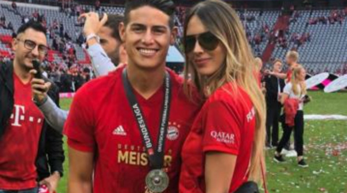 Shannon de Lima y James Rodríguez