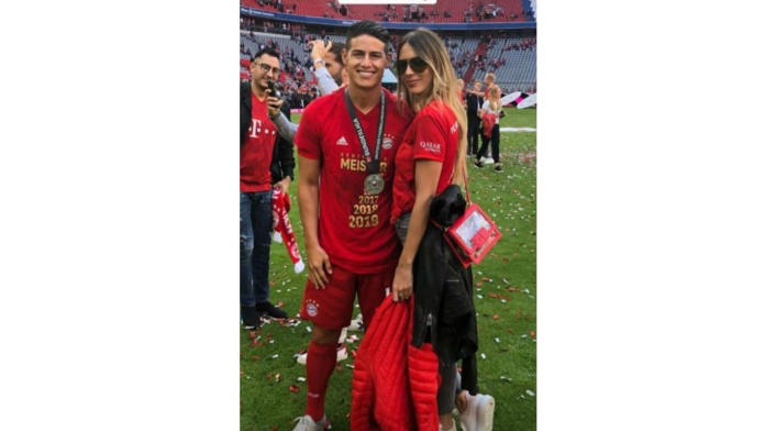 Shannon de Lima y James Rodríguez