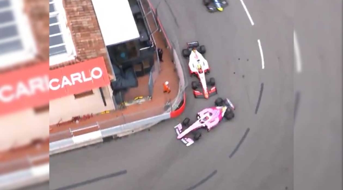Tatiana Calderón fue chocada por el auto de Mick Schumacher