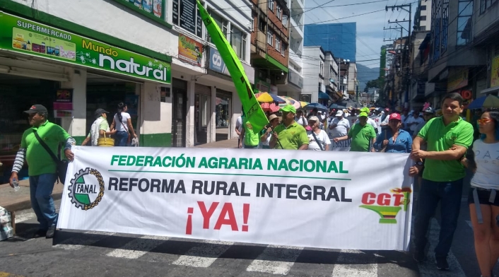 Marchas primero de mayo en Ibagué