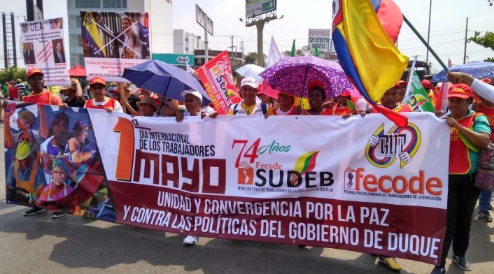 Marchas primero de mayo en Cartagena