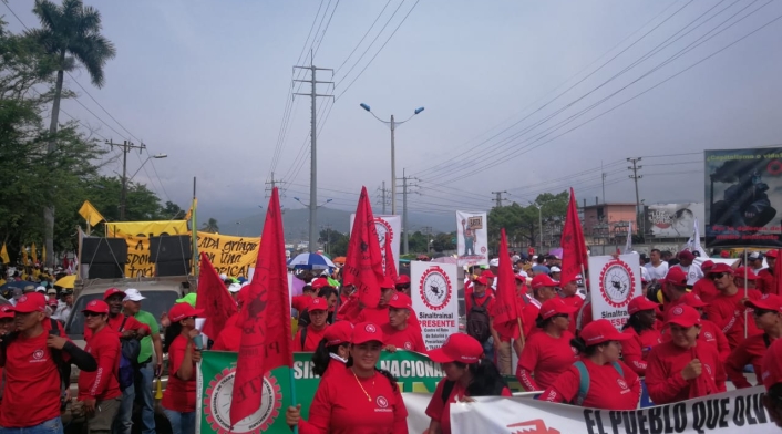 Marchas primero de mayo en Cali