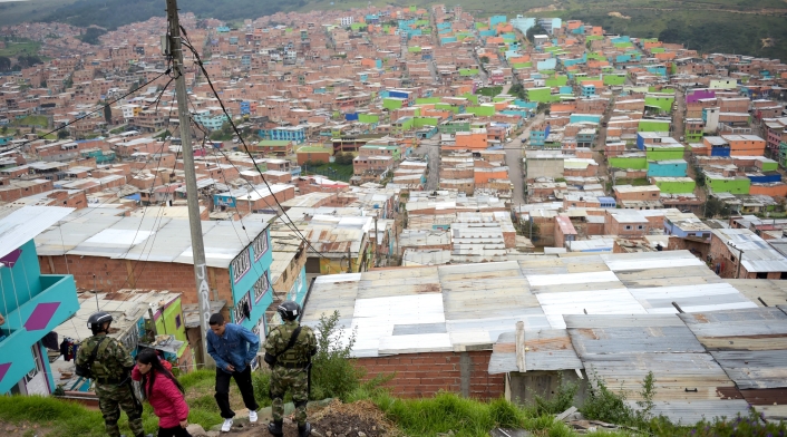 Localidad de Ciudad Bolívar, en Bogotá.