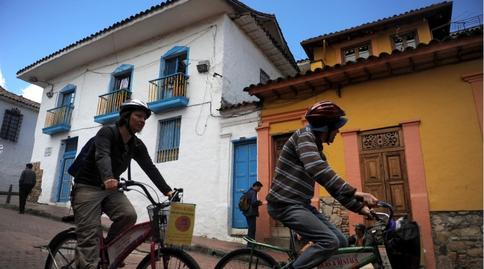 Turismo en el barrio La Candelaria de Bogotá