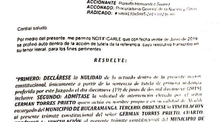 Fallo contra Rodolfo Hernández