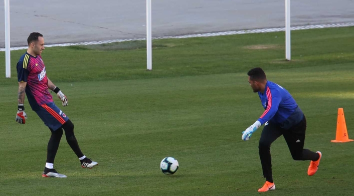 David Ospina se unió al grupo la noche del lunes en Sao Paulo después de haber viajado a Colombia