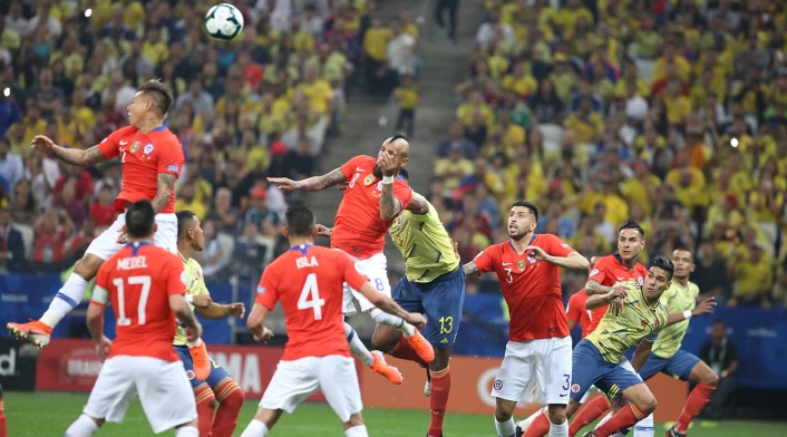 Colombia enfrentó a una Chile rocosa que impidió hacer un juego fluido.