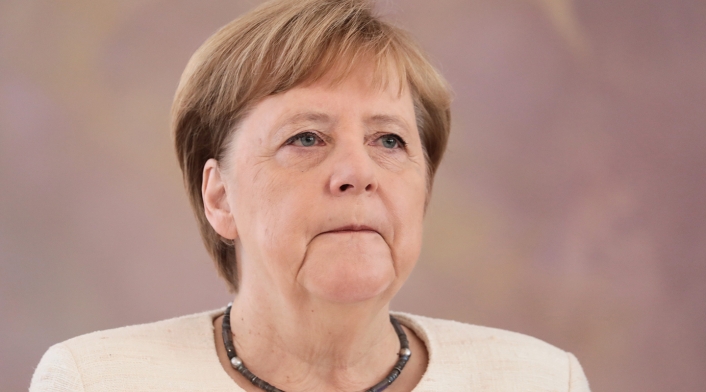Ángela Merkel, canciller alemana, en Berlín