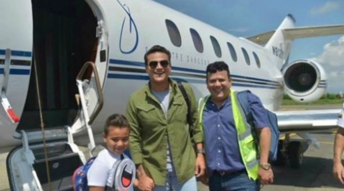Avión de Silvestre Dangond