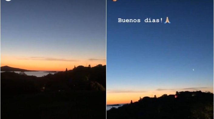 J Balvin y Valerie Domínguez, al parecer, comparten el mismo amanecer
