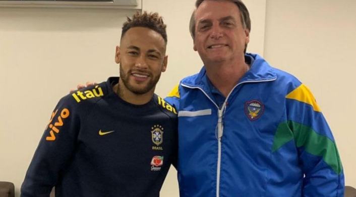 Jair Bolsonaro y Neymar Jair Bolsonaro y Neymar