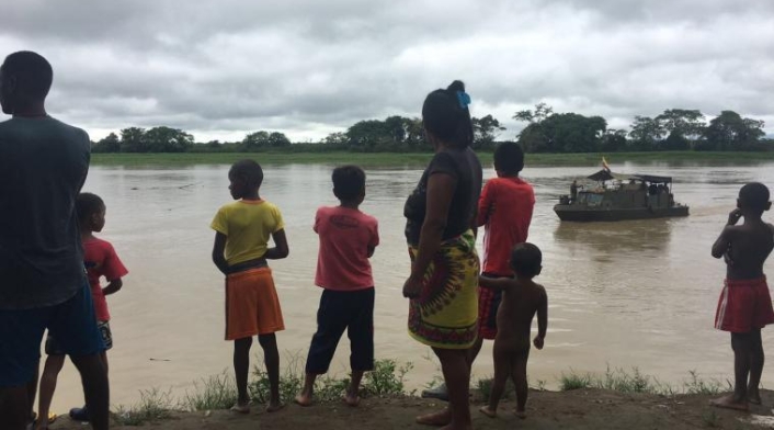 Desplazados en Chocó.