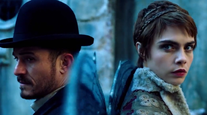 La serie fantástica es protagonizada por la famosa modelo y el reconocido artista.