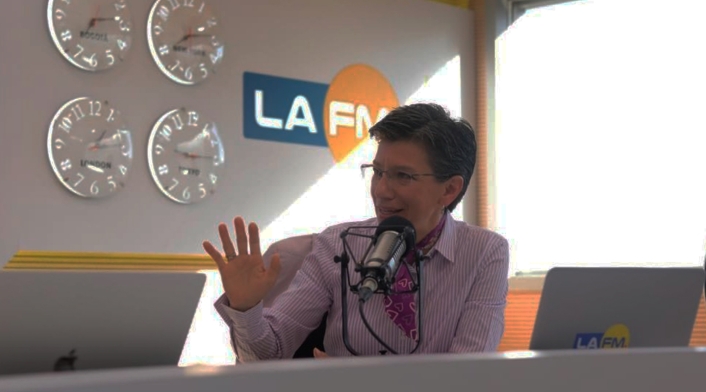 Claudia López, candidata a la Alcaldía de Bogotá