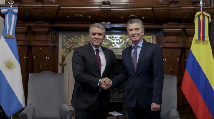 Iván Duque y Mauricio Macri Iván Duque y Mauricio Macri