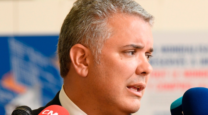 El presidente Iván Duque en Ginebra (Suiza) El presidente Iván Duque en Ginebra (Suiza)