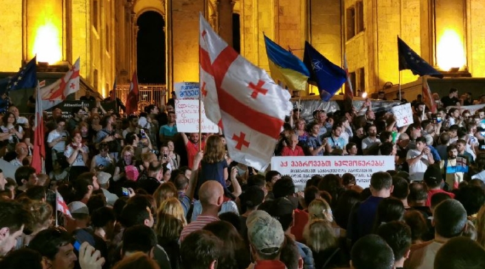 Protestas en Georgia