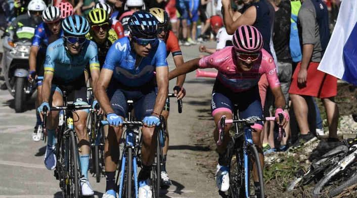Richard Carapaz, líder del Giro de Italia