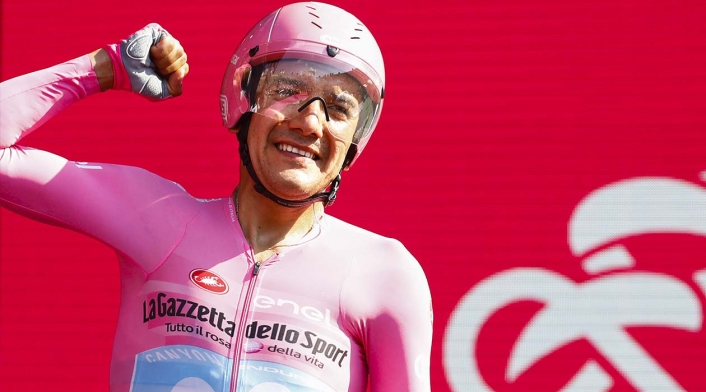 Richard Carapaz, campeón del Giro de Italia