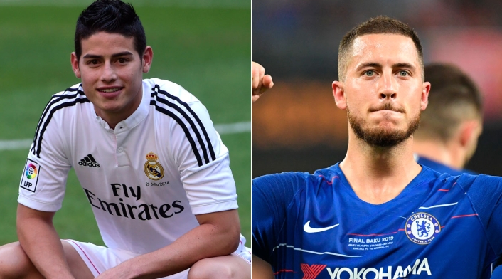 Eden Hazard - James Rodríguez