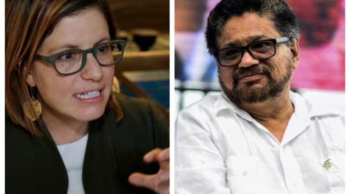 Juanita Goebertus e 'Iván Márquez'