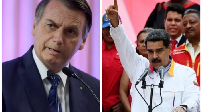 Jair Bolsonaro y Nicolás Maduro