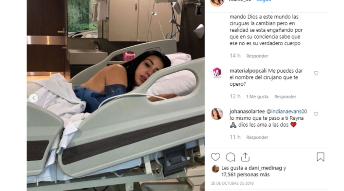 La DJ Marcela Reyes así vivió su tragedia por una cirugía estética mal hecha.
