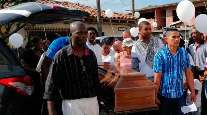 Las honras fúnebres a María del Pilar Hurtado en Puerto Tejada (Cauca)